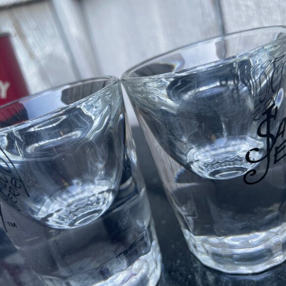 Sailor Jerry Shot Glass Lot 4 Heavy Thick Bottom & Spiced Rum Tin Cup - Picture 5 of 8